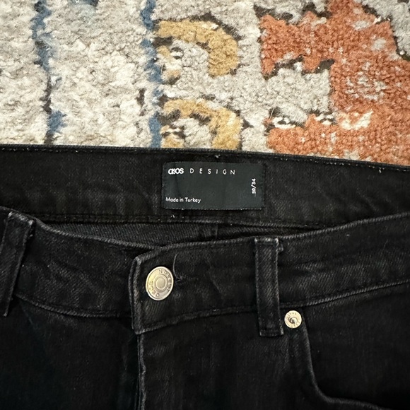 Block straight leg, ASOS JEANS - Picture 1 of 3